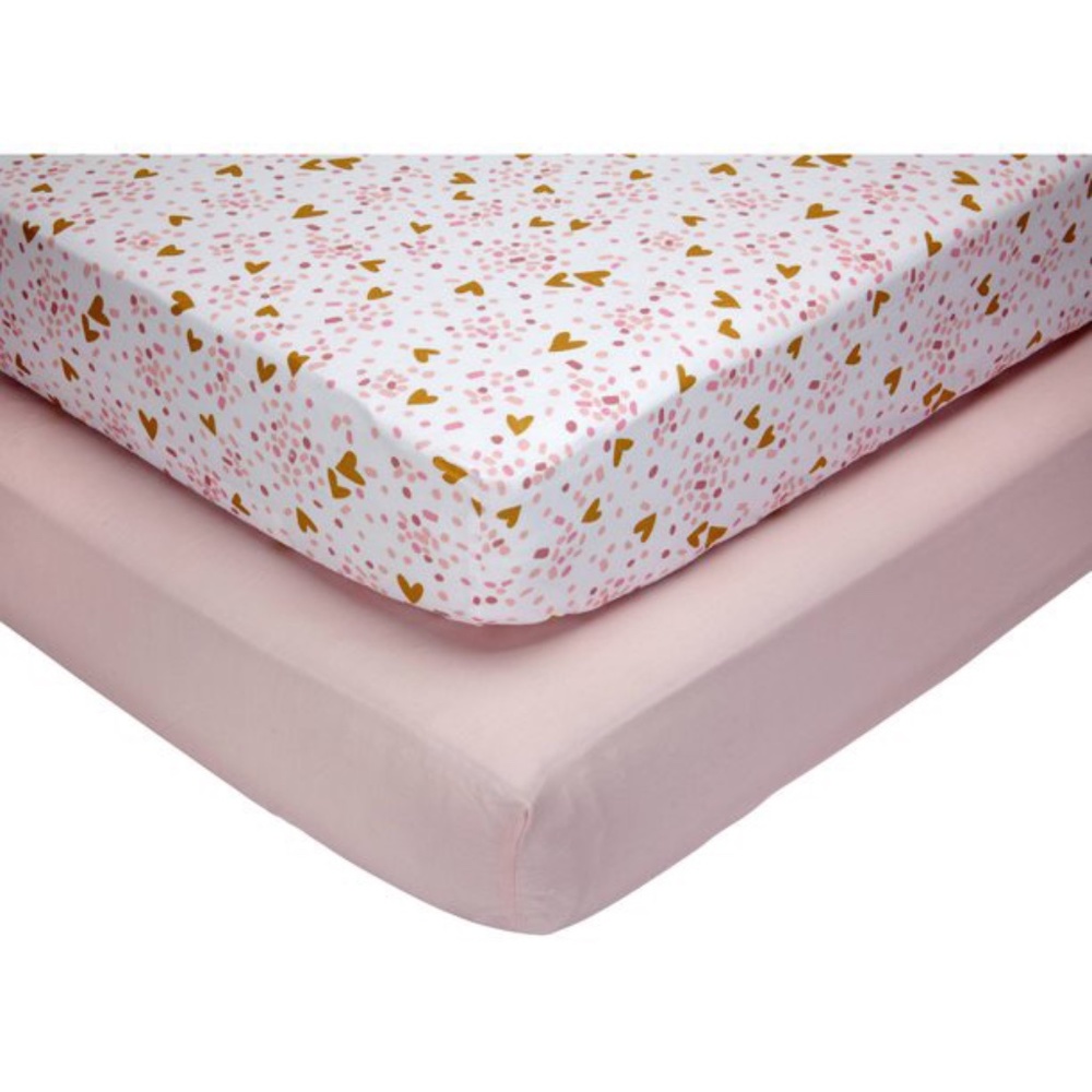 Little Love: She's So Lovely 2pk Crib Sheets